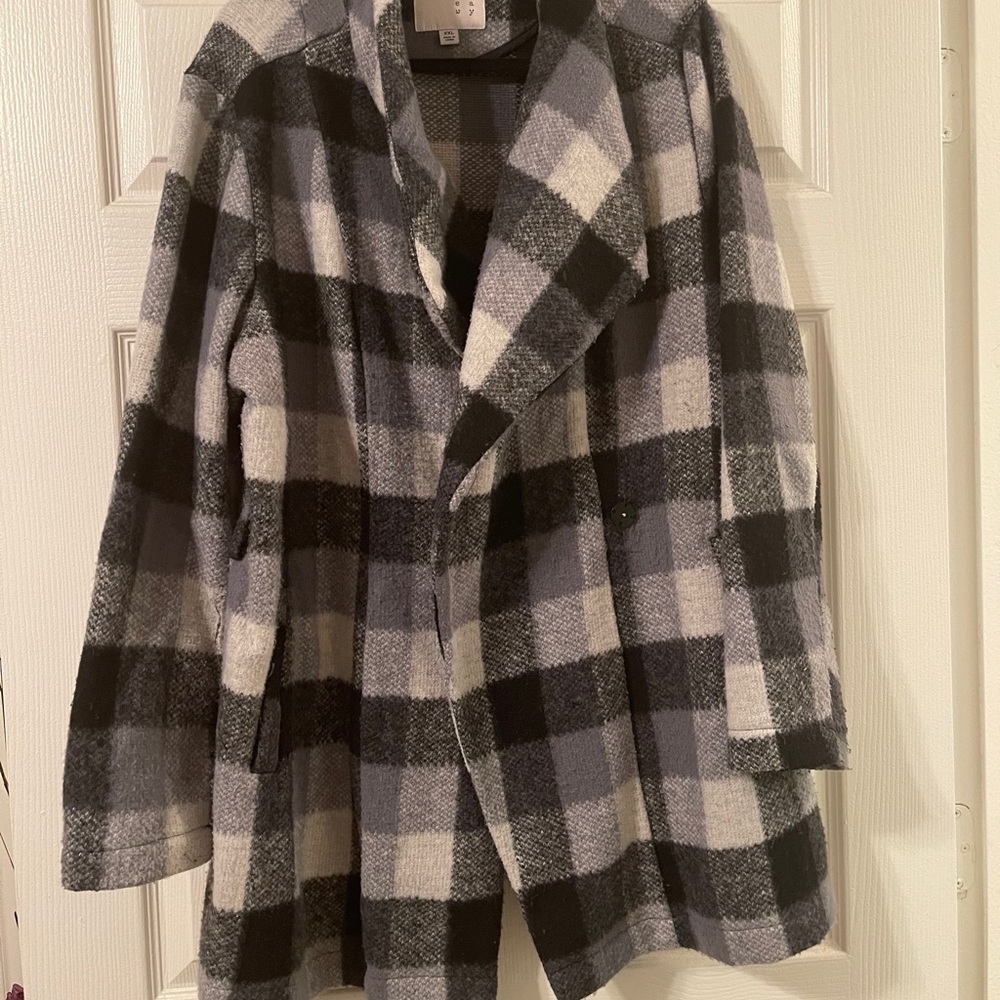 A New Day checkered fleece jacket